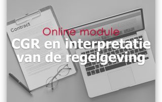 Smelt Academy online module CGR en interpretatie van de regelgeving