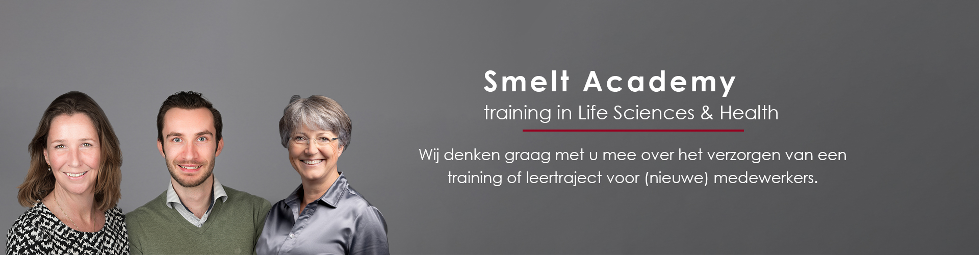 Smelt Academy Training in Life Sciences & Health Smelt Academy Training in Life Sciences & Health